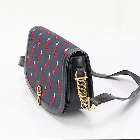 Authentic Vintage Gucci Rare Riding Boots Motif Horsebit Crossbody Bag - Picture 5 of 13